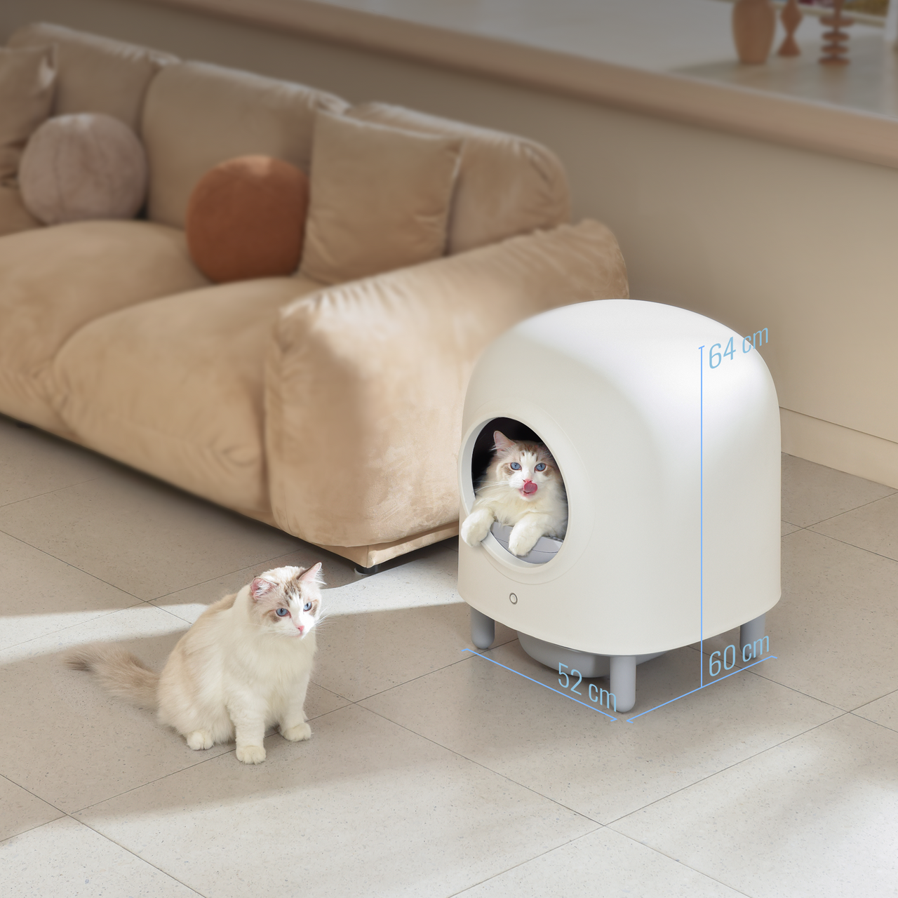Petree Cube - Zelfreinigende kattenbak